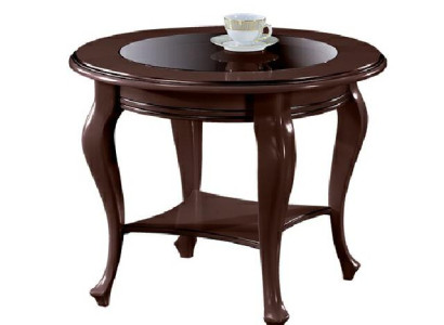 Round table Table Coffee table Tables Real wood Solid wood Side table new V-5A
